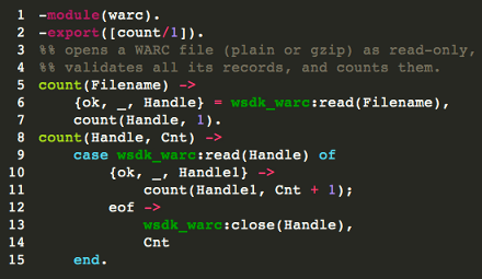 WSDK code snippet